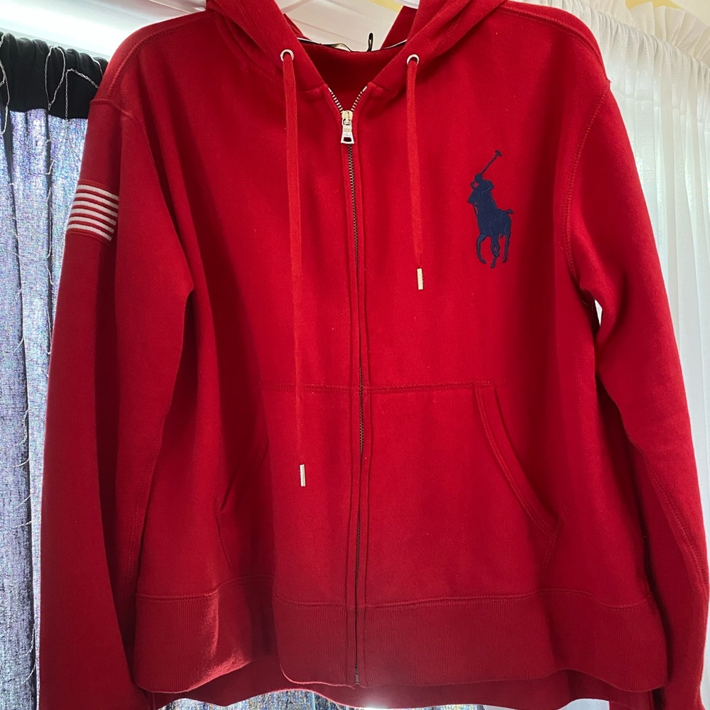 LG POLO ZIP UP HOODIE